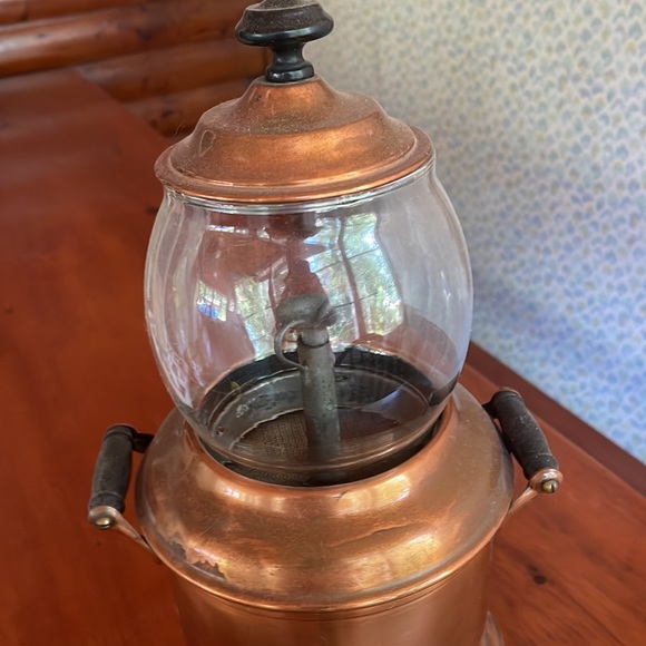 Copper samovar - coffee or tea would be heated by candle or fuel. - Picture 3 of 6